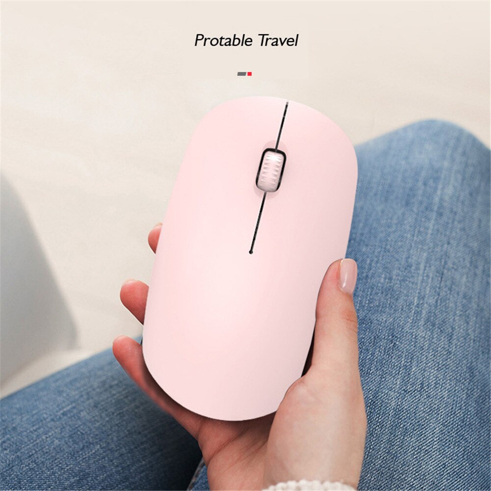 Kebidu USB 2.4G Wireless Optical Mouse Cute Color Computer Mice Ergonomic PC Office Mouse For Kid Girl