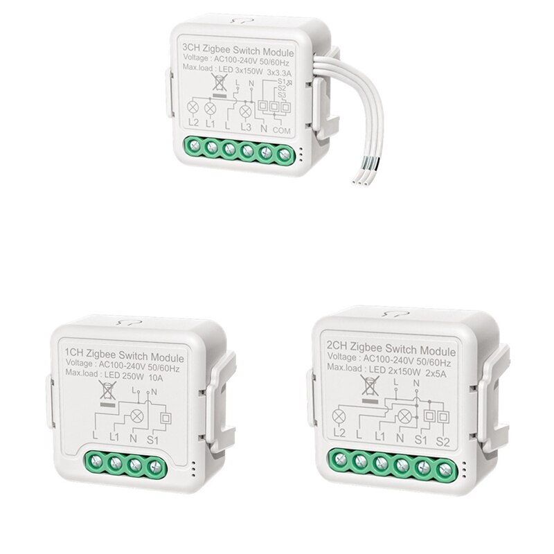 JFBL Tuya Zigbee Dimmer Module Light Switch Module Light Control APP Remote Control Intelligent Home Voice Control