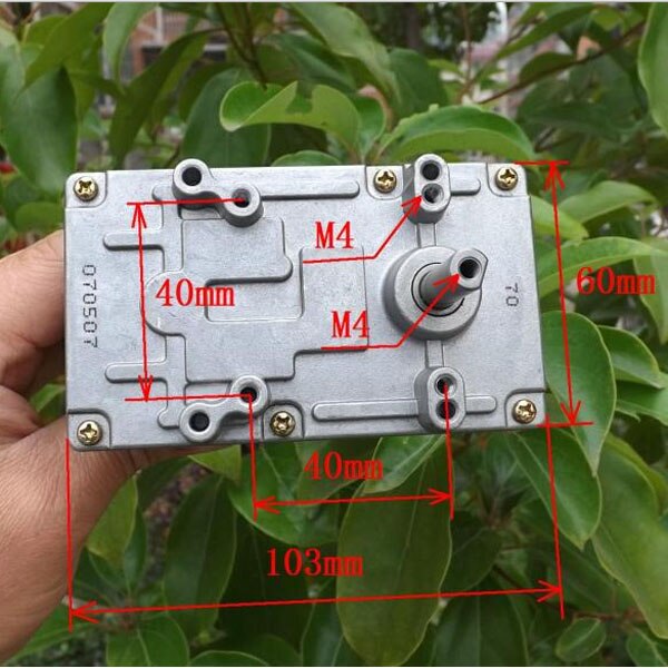 7-shaped 555 Metal Geared Motor Takanawa 555 Motors 12V-24V DC Reduction Gear Motor High Torque Low Noise