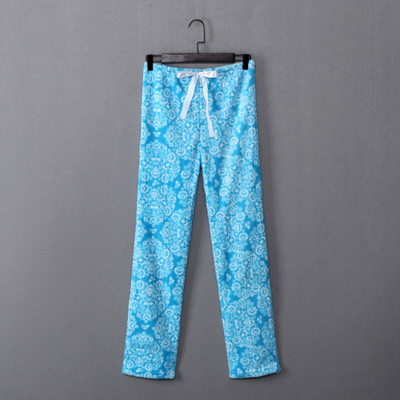 Piżamy damskie spodnie koralowe spodnie z polaru piżama femme