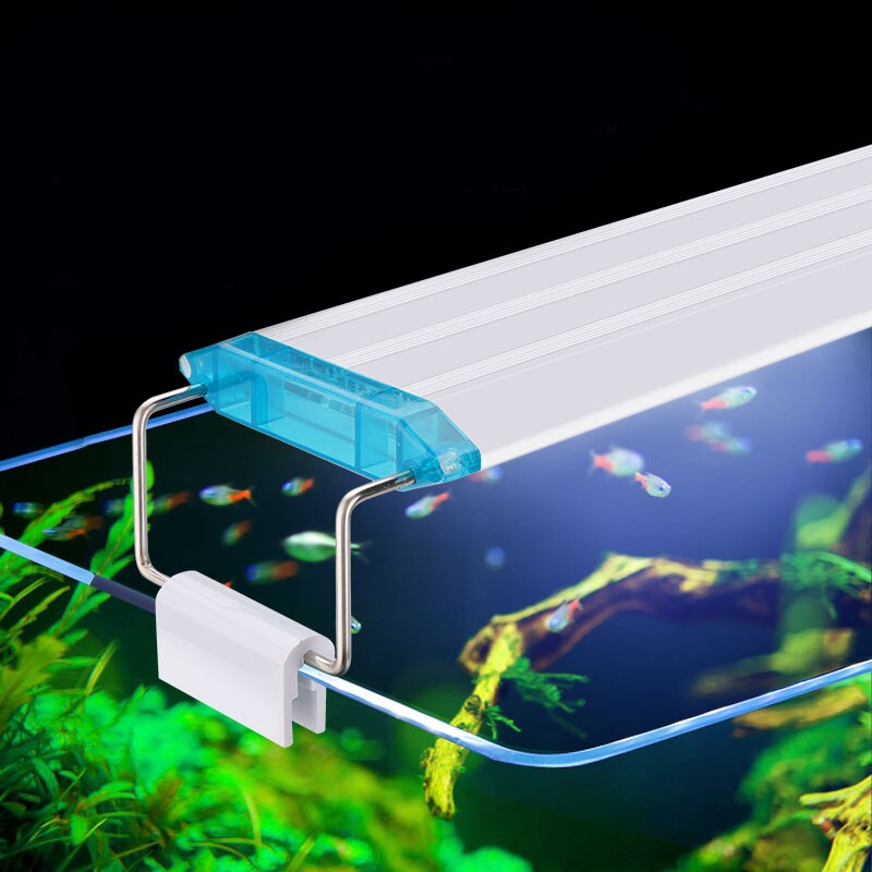 Super Bright Aquarium Light Fish Tank Plant Grow Lighting Aquarium Led Lighting 21-70CM Extensible Clip on Lamp For Fish Tank
