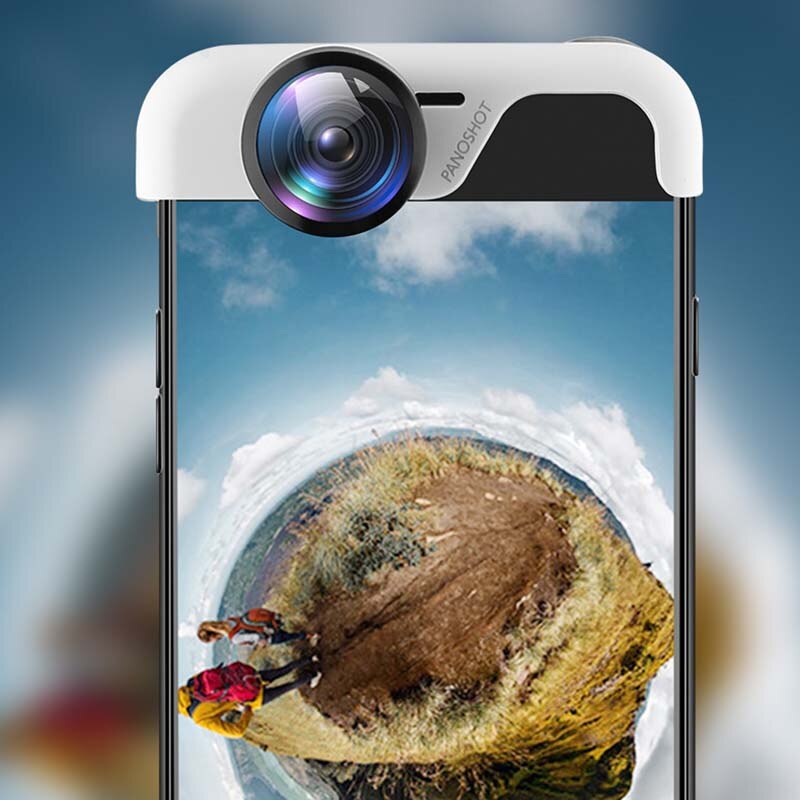 Objectif de caméra panoramique 360 degrés pour téléphone 7/8/7 Plus/8 Plus/6/6 S/6 Plus/6 S Plus vue complète double lentille téléphone Panorama