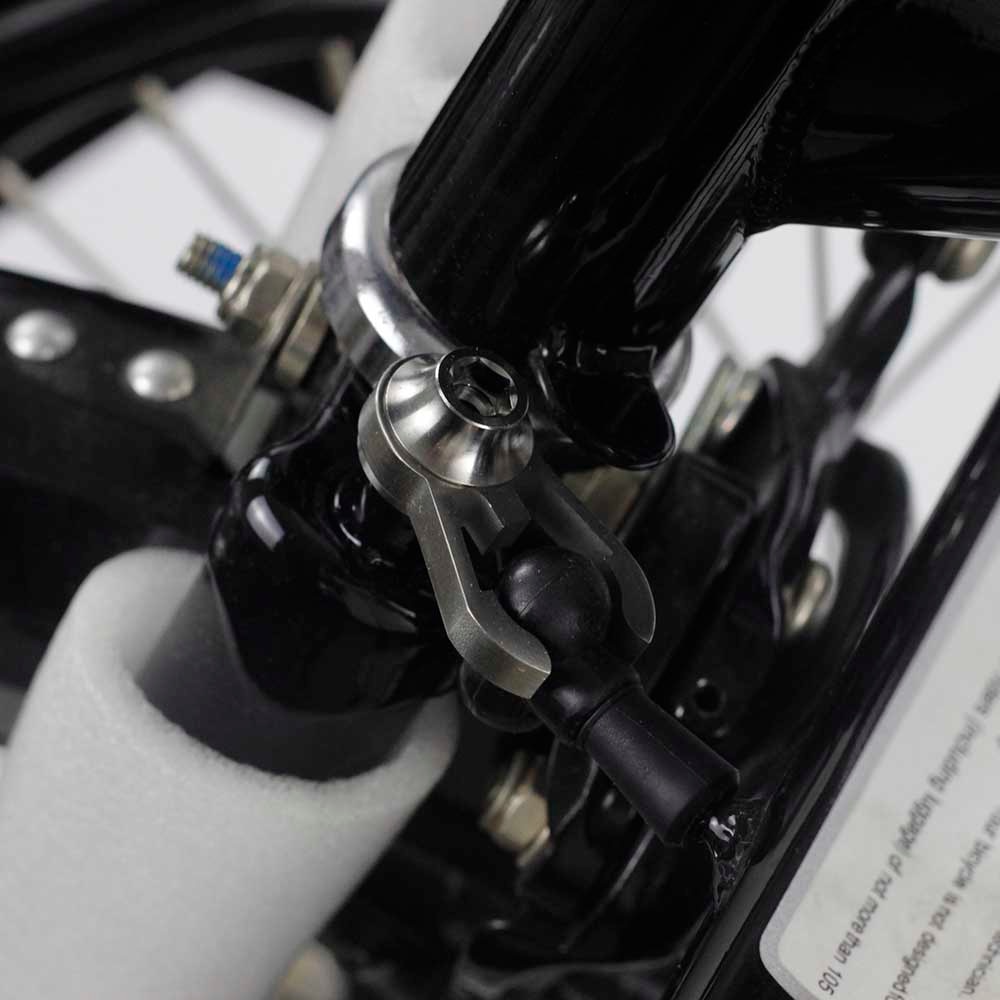 SILVEROCK Titanium Catch Ball Catcher With Bolt for Brompton 3SIXTY Folding Bike Stem Catcher