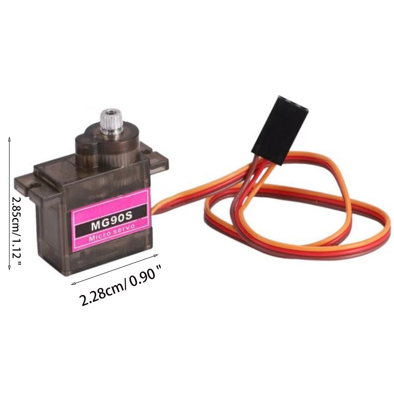 MG90s Metal Gear Micro Servo 3D 450 Rechte Elektrische Tuimelschijf 101A