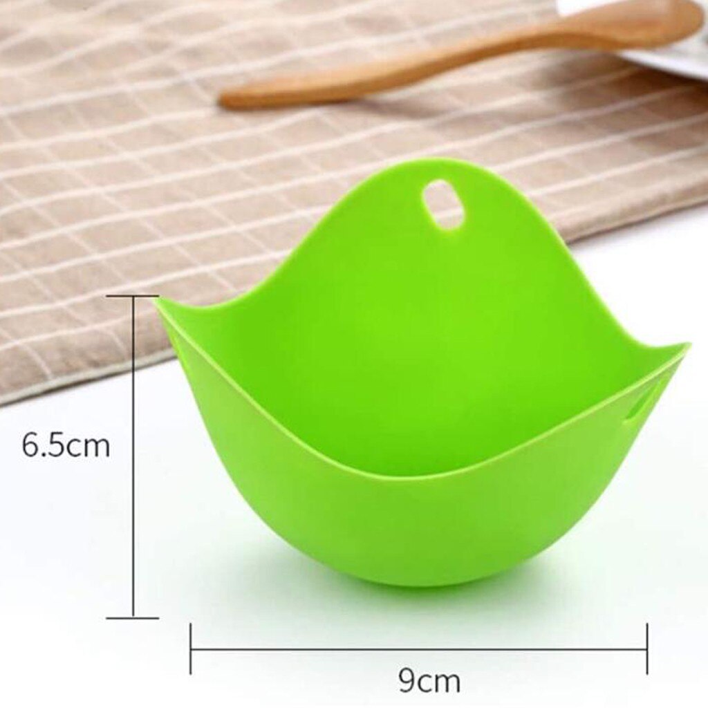 4 Pcs Egg Poached Silicone Egg Cooker Kitchen Tools Pancake Cookware Bakeware Steam Eggs Plate Tray Healthy Kitchen Cookware