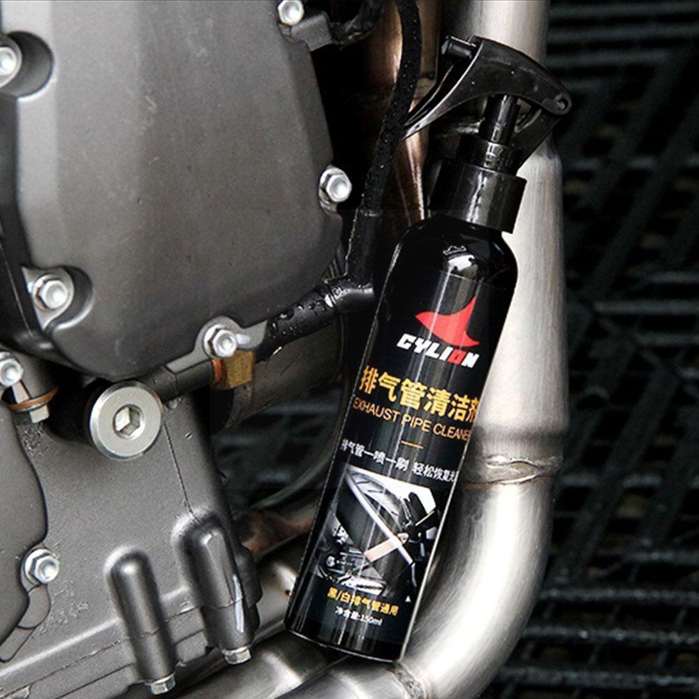 150ml Motorcycle Exhaust Pipe Cleaner Motorcycle Maintenance Pipe Exhaust Equipment Motorcycle Automobile Cleaner Tools D2P3