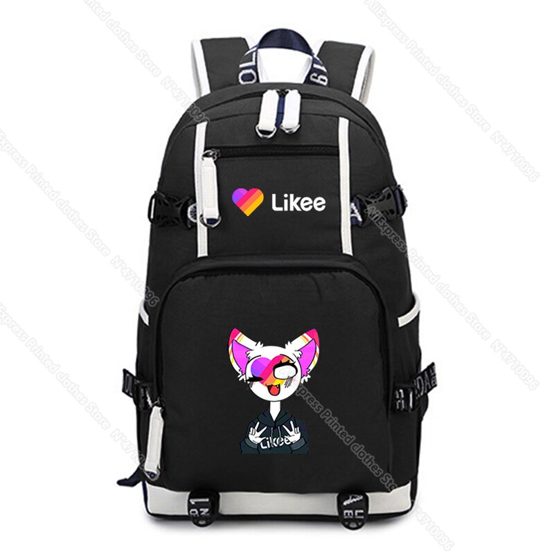 Casual Russia Style Likee Backpack Daily Back to School Mochila LIKEE Teens Boys Girls Rucksack