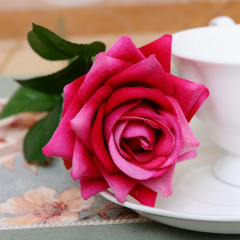 Mandy's Artificial Tulip Flowers 14 inch for Party Home Wedding Decoration (Pink, 20pcs