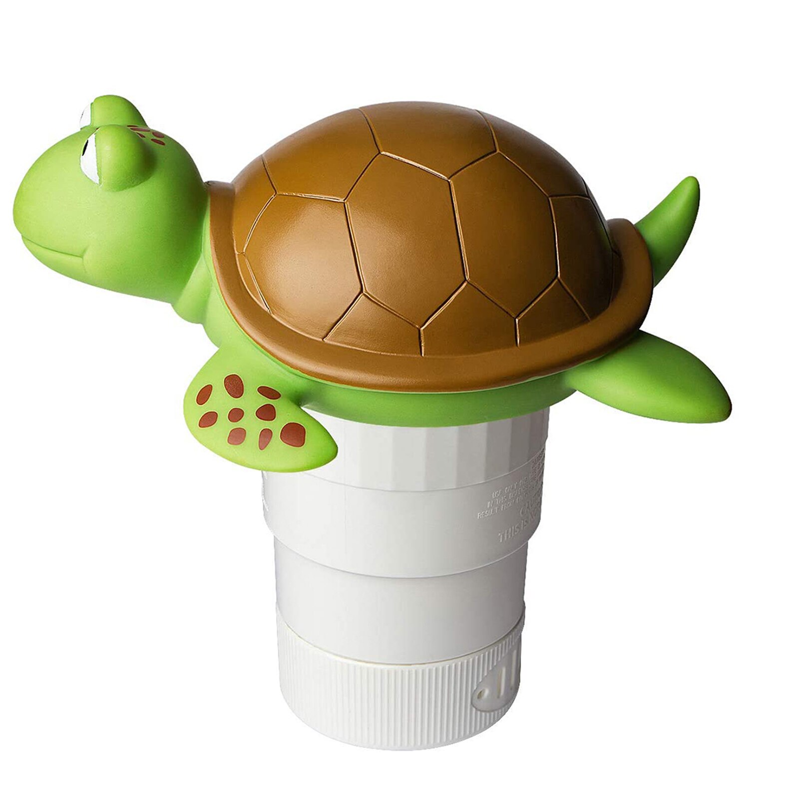 Swimming Pool Chlorine Float Green Cartoon Plastic Turtle Dose Release Dispenser for Tub/SPA Swimming Pool Chlorine Diffuser