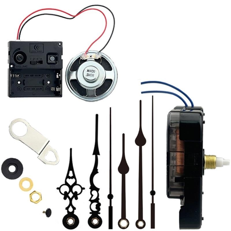 652F Quartzs Clock Movement Set Battery Operated Replacement Part for Wall Clocks Crafting Projects Repair Part J0063+026+005