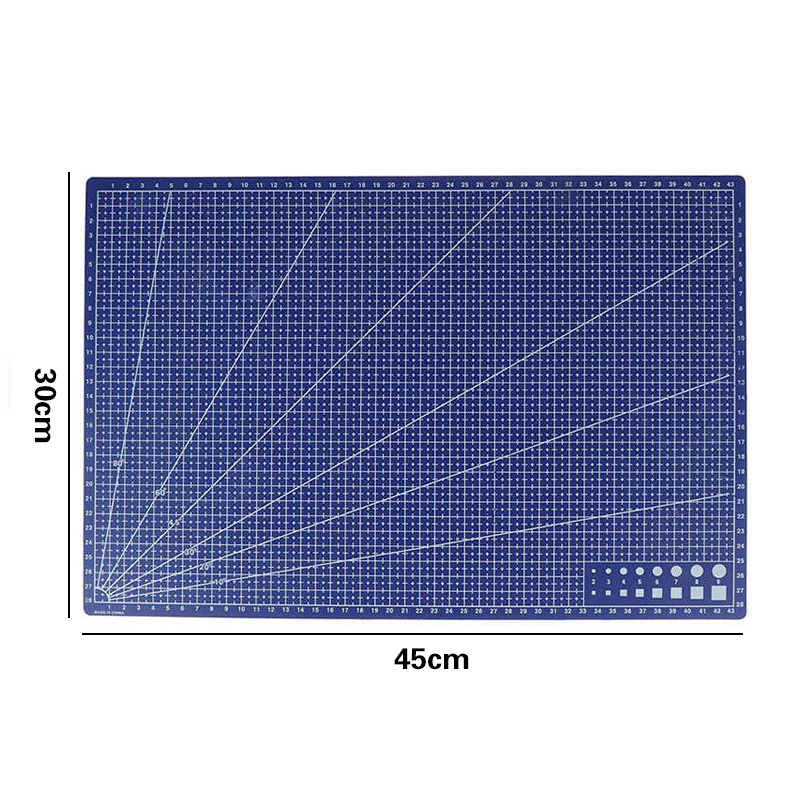 A3 Cutting Board Pvc Carving Rectangular Cutting Mat Grid Line Tool Plastic Patchwork Cut Pad DIY Sewing Supplie Tool: 1