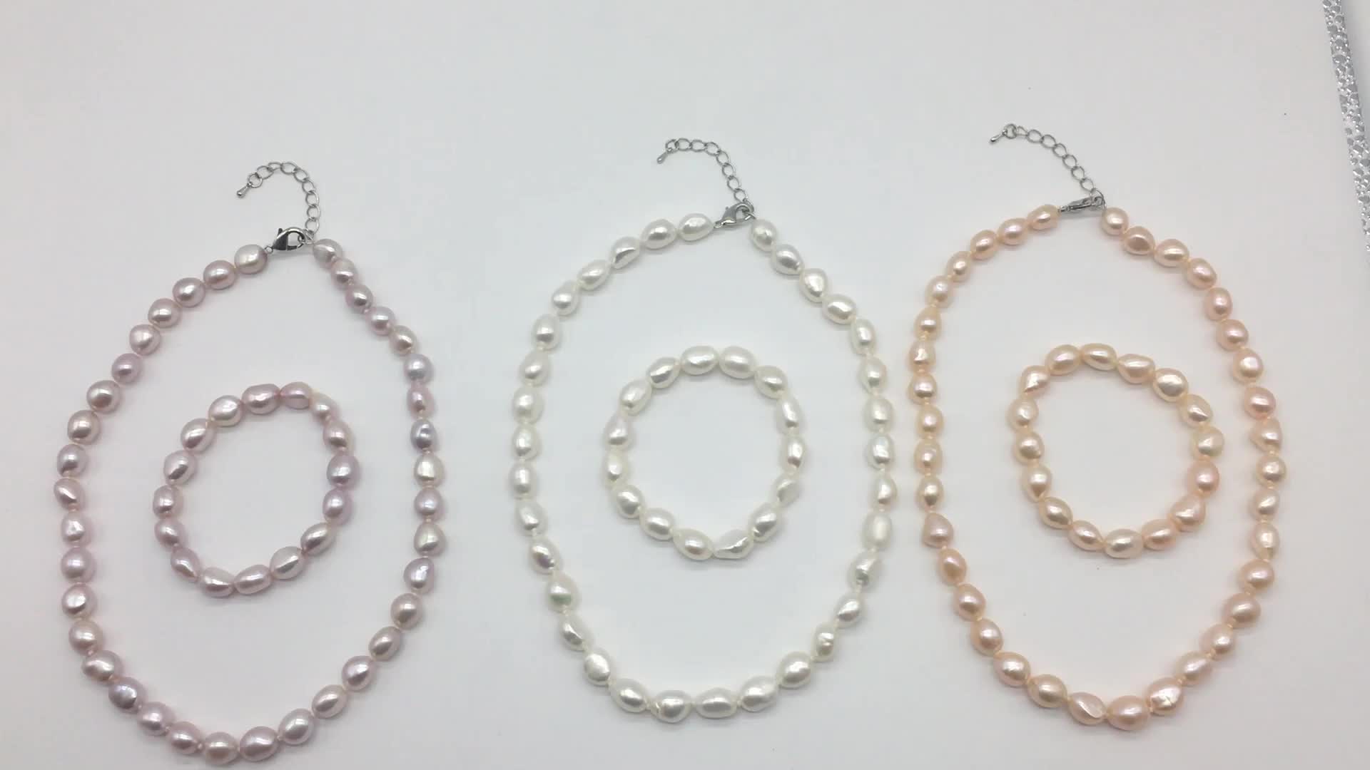Fornitore dei monili Reale Barocco Della Perla di Cerimonia Nuziale impostato di Gioielli Da Sposa Collana