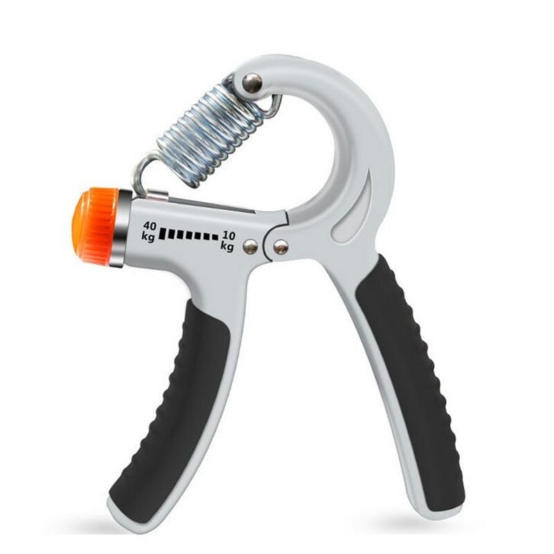 10-40 Kg Hand Grip Gym Fitness Sport Hand Expander Strength Adjustable Portable Hand Gripper: Gray