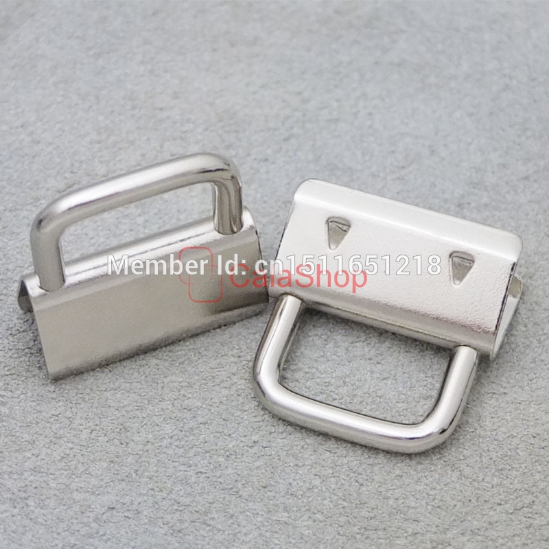 Lot 100 Sleutelhanger Hardware Voor sleutelhanger Split ring pols Polsbandjes Katoen 1 "25mm F88F3