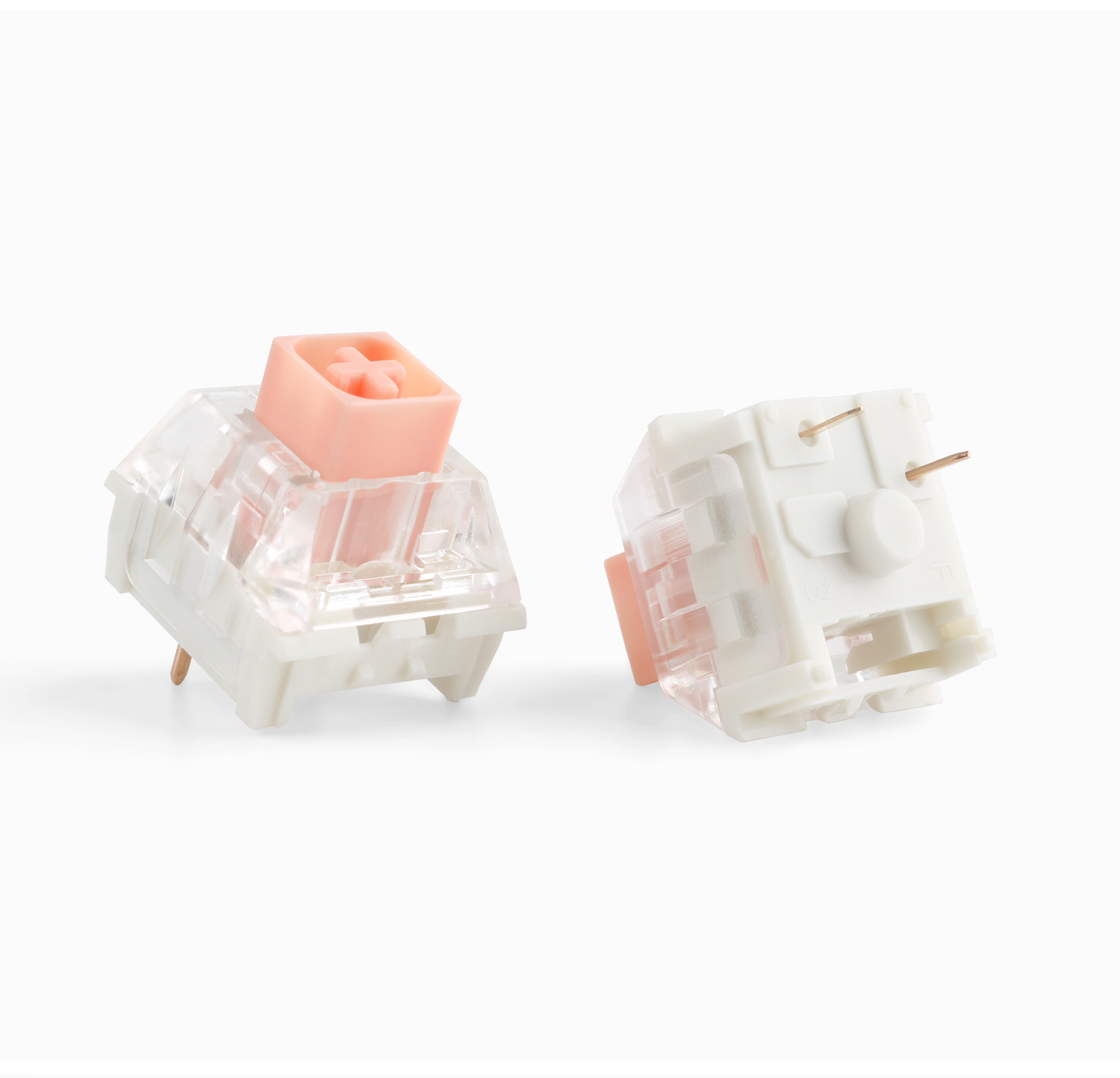 Kailh Box Switch Input Club Hako Violet Clear True Mechanical Keyboard Switch Waterproof dustproof Soft tactile Type 3pin: Hako Ture / 90 pcs