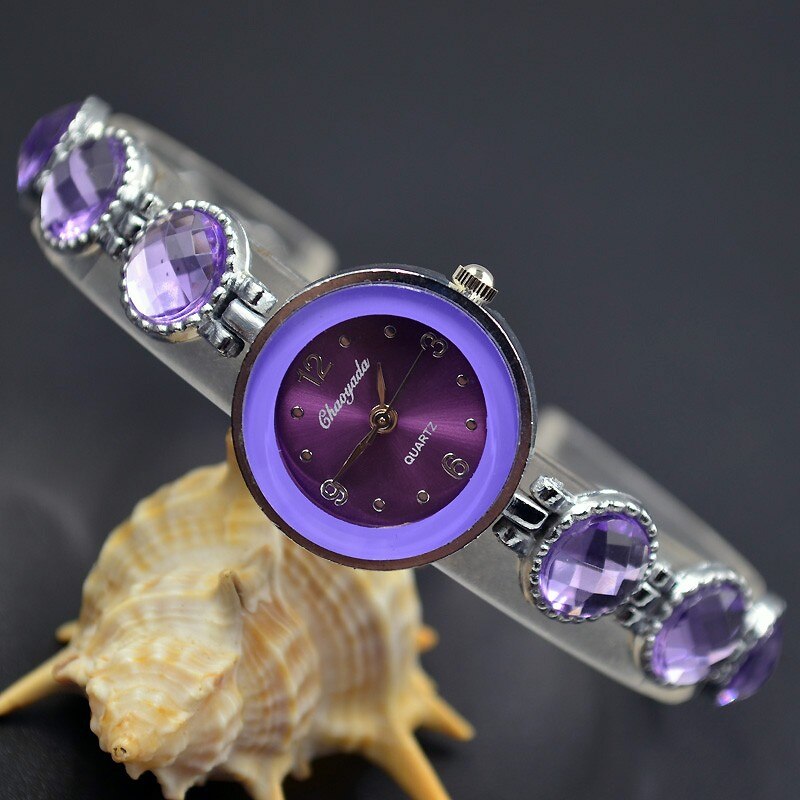 Mode Polshorloge Vrouwen Meisje Prachtige Metalen Legering Band Quartz Armband Horloges 925