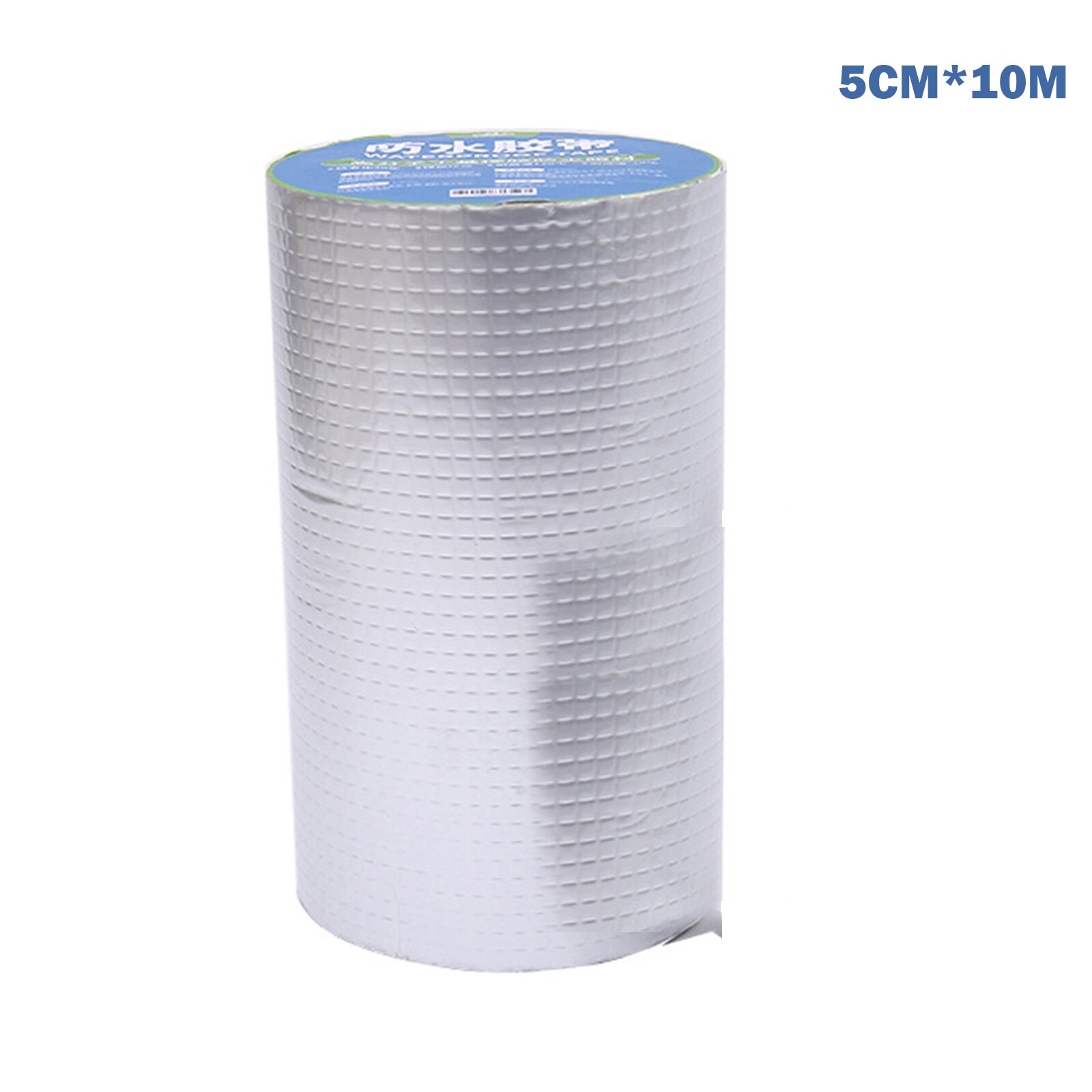 Reparatie Tape Super Waterdichte Butyl Rubber Aluminium Folie Tape Sterke Lijm Dak Waterleiding Loopbrug Reparatie Tapes Adhesive: grid aluminum5cm 10m