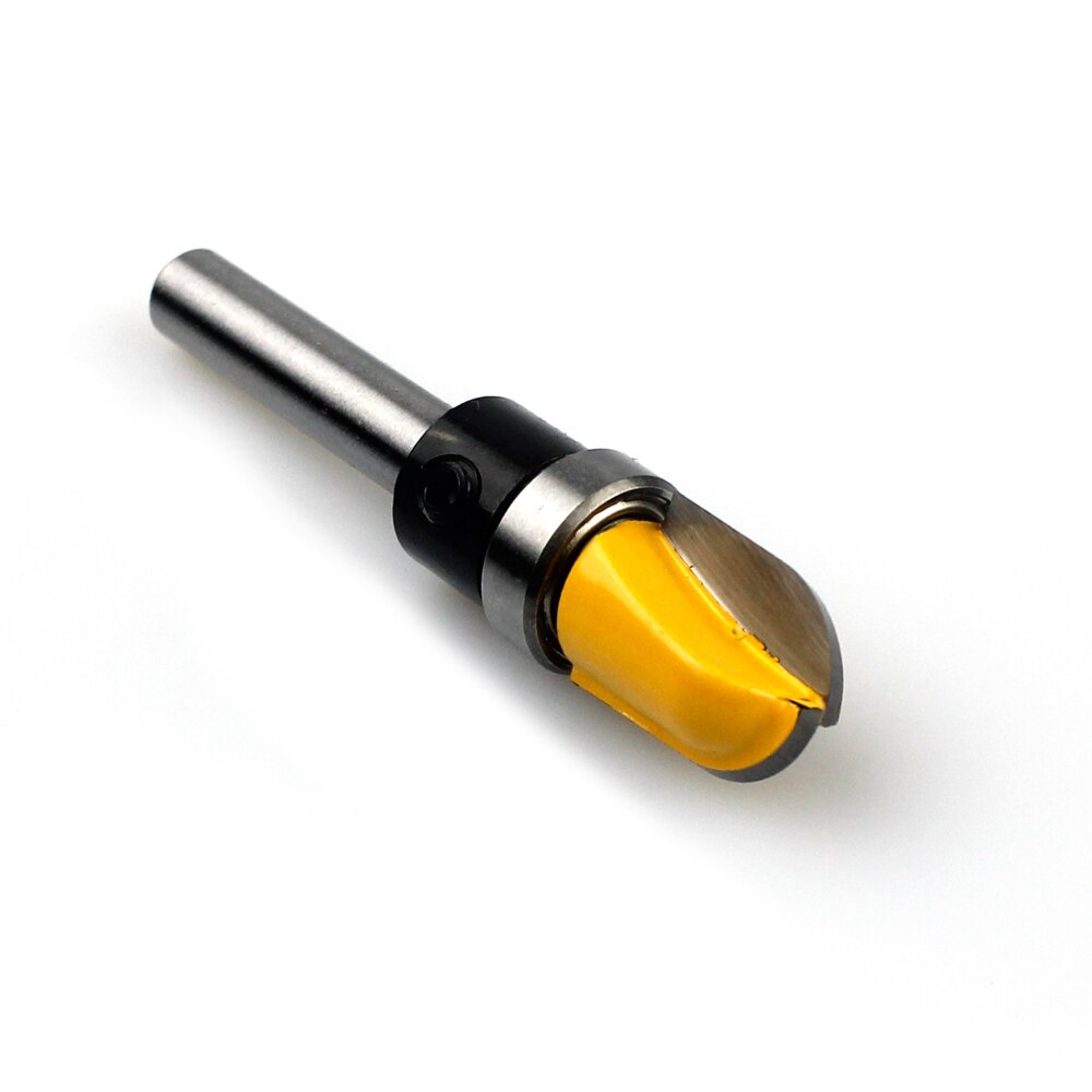 3Pc 6Mm 1/4 Shank1/2 "3/4" 1-1/8 "Diameter Kom &amp; Tray Template router Bit Hout Snijgereedschap Houtbewerking Router Bits