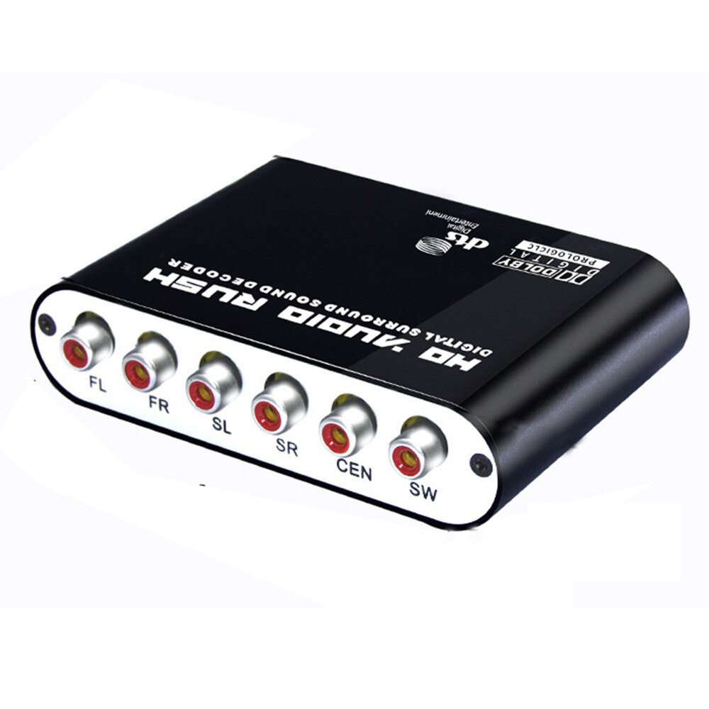 Convertisseur Audio numérique 5.1, décodeur Audio Dolby Dts/Ac-3 convertisseur optique à 5.1 canaux RCA analogique, adaptateur Audio: Default Title