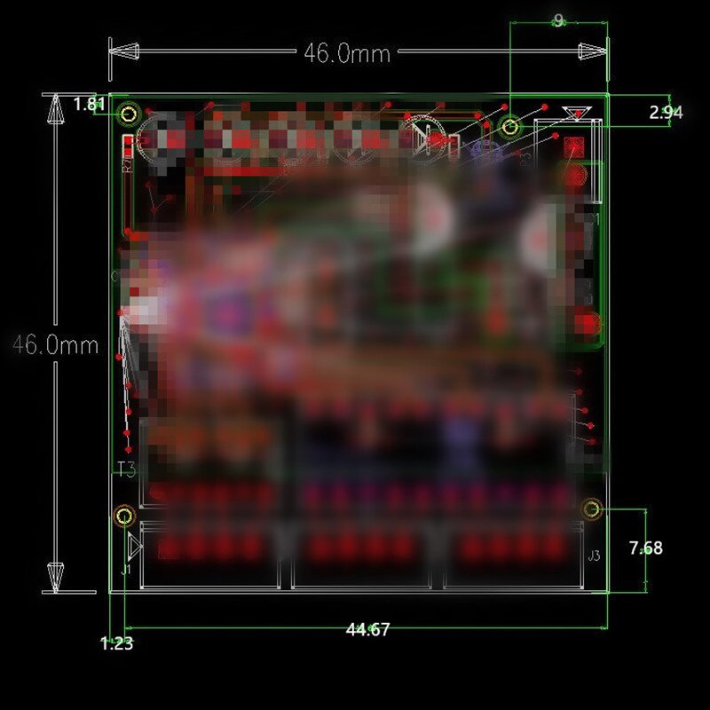 OME 3 Häfen Schalter modul PCBA 4 Stift Header UTP PCBA Modul mit LED-anzeige Schraube See positionierung Mini PC daten OEM Fabrik
