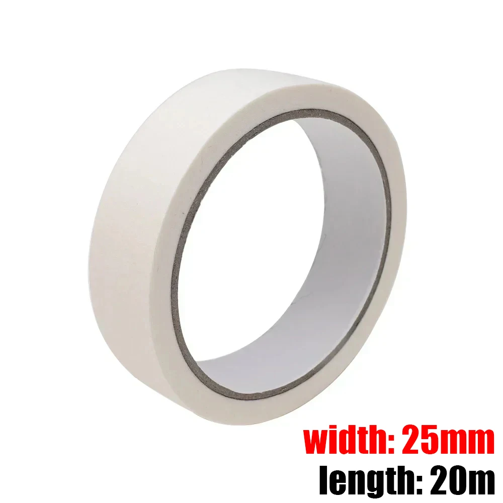 3/1 Rolls Masking Tape White Car Painting Spraying Single Side Adhesive Tape Paper DIY Oil Painting Sketch Paper Stationery: Gold / 50m