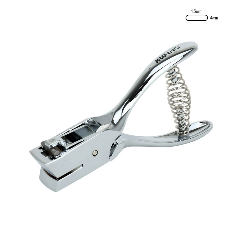 Metalen Slot Perforator Ring Oval Paper Cutter Handheld Perforator Scrapbooking Diy Gereedschap Office Bindtoebehoren