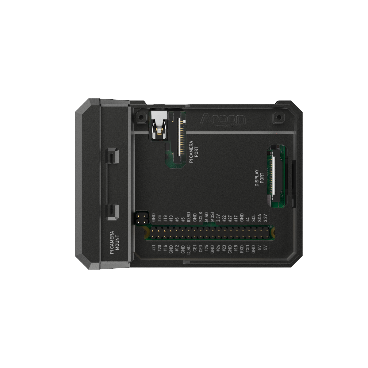 Boîtier Argon NEO Pi 4 Raspberry Pi, boîtier robuste et Portable en aluminium mince