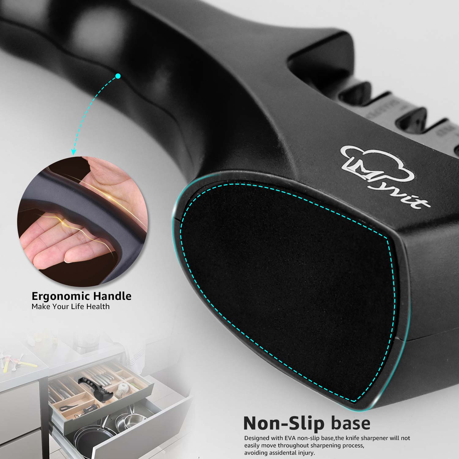 Messenslijper 4 In 1 Stadia Slijpsteen Professionele Whetstone Tungsten Diamond &amp; Keramische Schaar Slijpers Slijpsteen