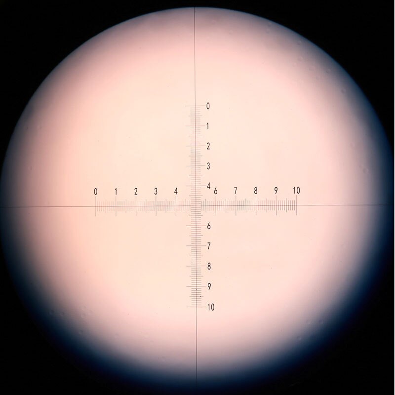 995 Universal Micrometer Cross-line Graticule Optical Microscope Reticles for Biological Student Digital Microscope