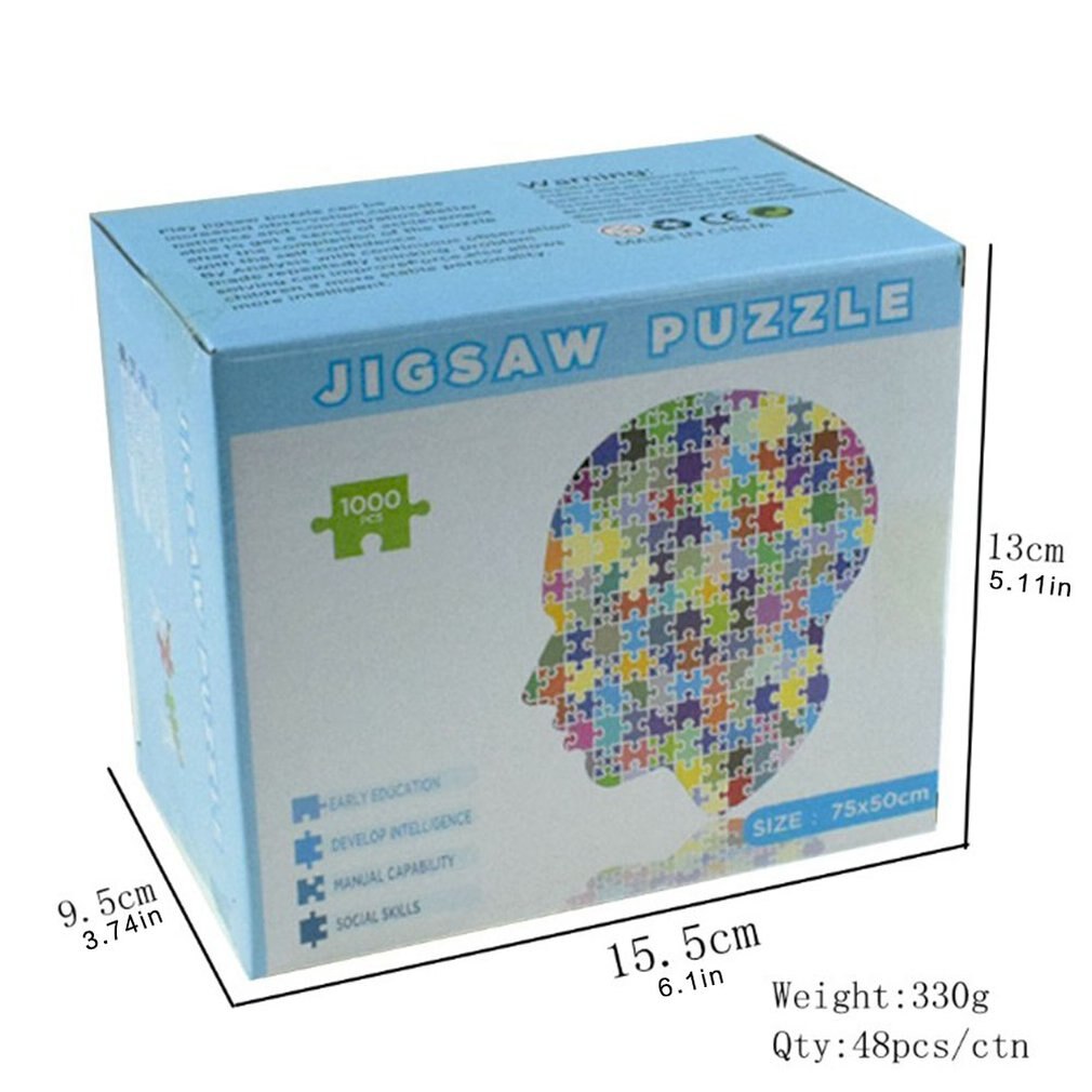 1000 Pieces Of Oil Painting Adult Intellectual Puzzle Toy Learning Education