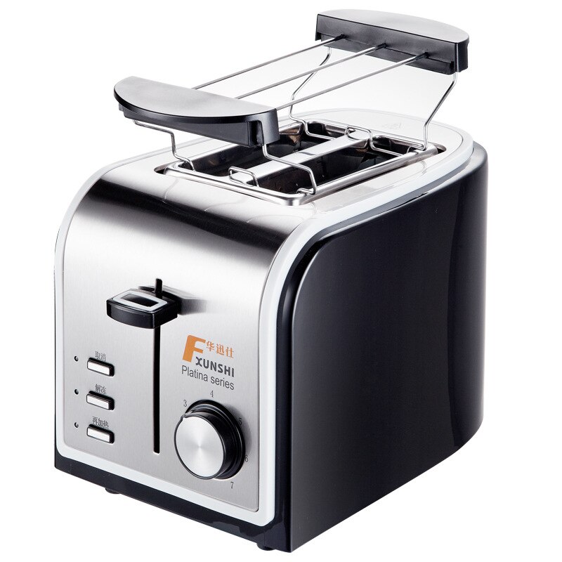 Household Baking Bread Machine electrical Toasters Stainless Steel Breakfast Machine Toast grill oven 2 Slices 220V