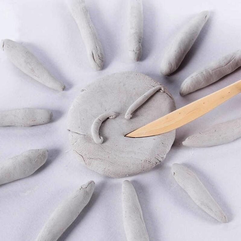Arcilla polimérica de cerámica blanda para modelar, arcilla polimérica hecha a mano de , 500g, color negro, gris y blanco