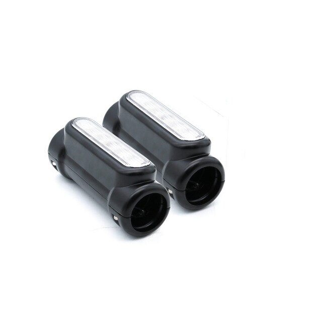 Moto autoroute Crash Bar lumière Switchback conduite lumière 12 LED pour Harley Touring modèles: Black