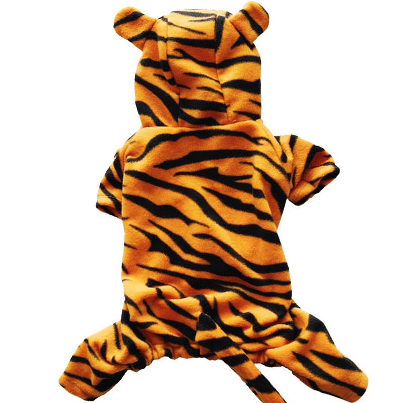 Hunde-Hoodie Jumpsuit Mit 4 Beinen – Roter Trainingsanzug Für Kleine Bis Mittelgroße Hunde (Größe XL)