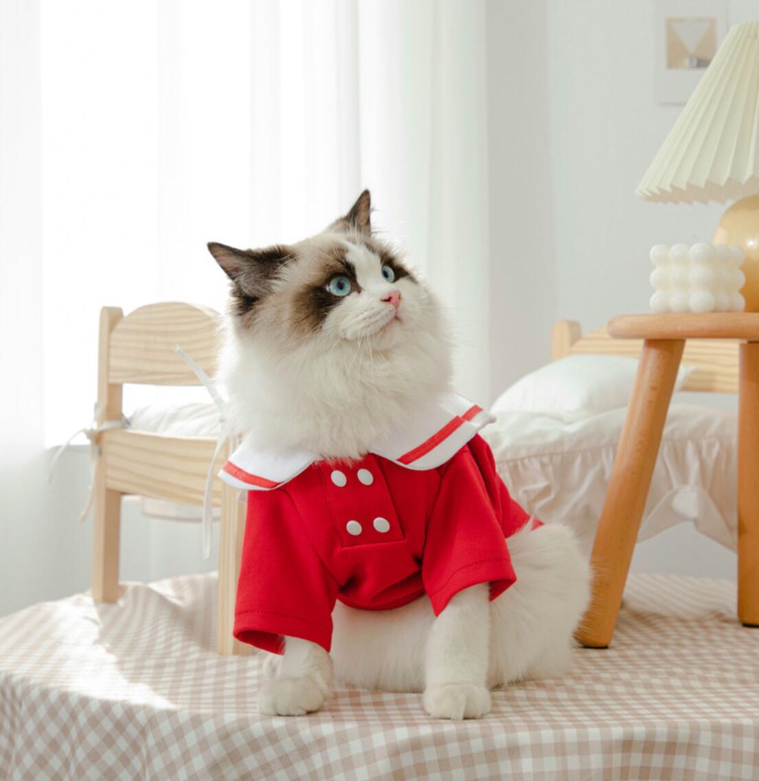 Cuate Cat Clothes Girl Small Dog Skirt Pet Clothing Summer Spring Cat Puppy Clothing