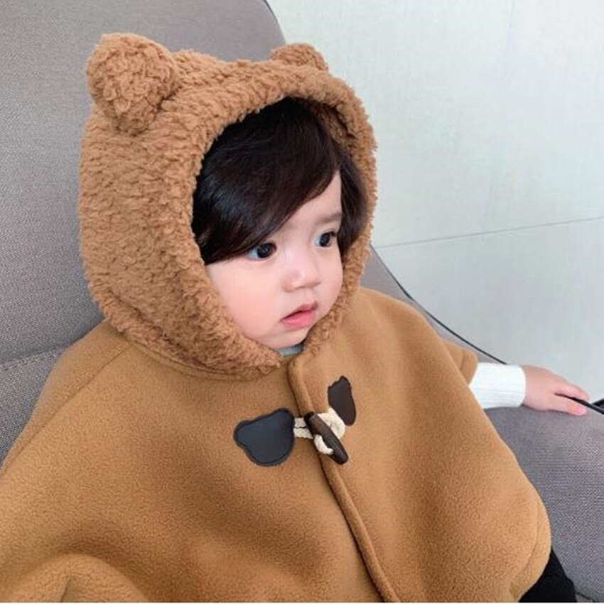 Manteau d'hiver en coton pour enfants, vêtements à capuche, couleur unie, pour filles et garçons, manteau décontracté, à la , vêtements d'extérieur