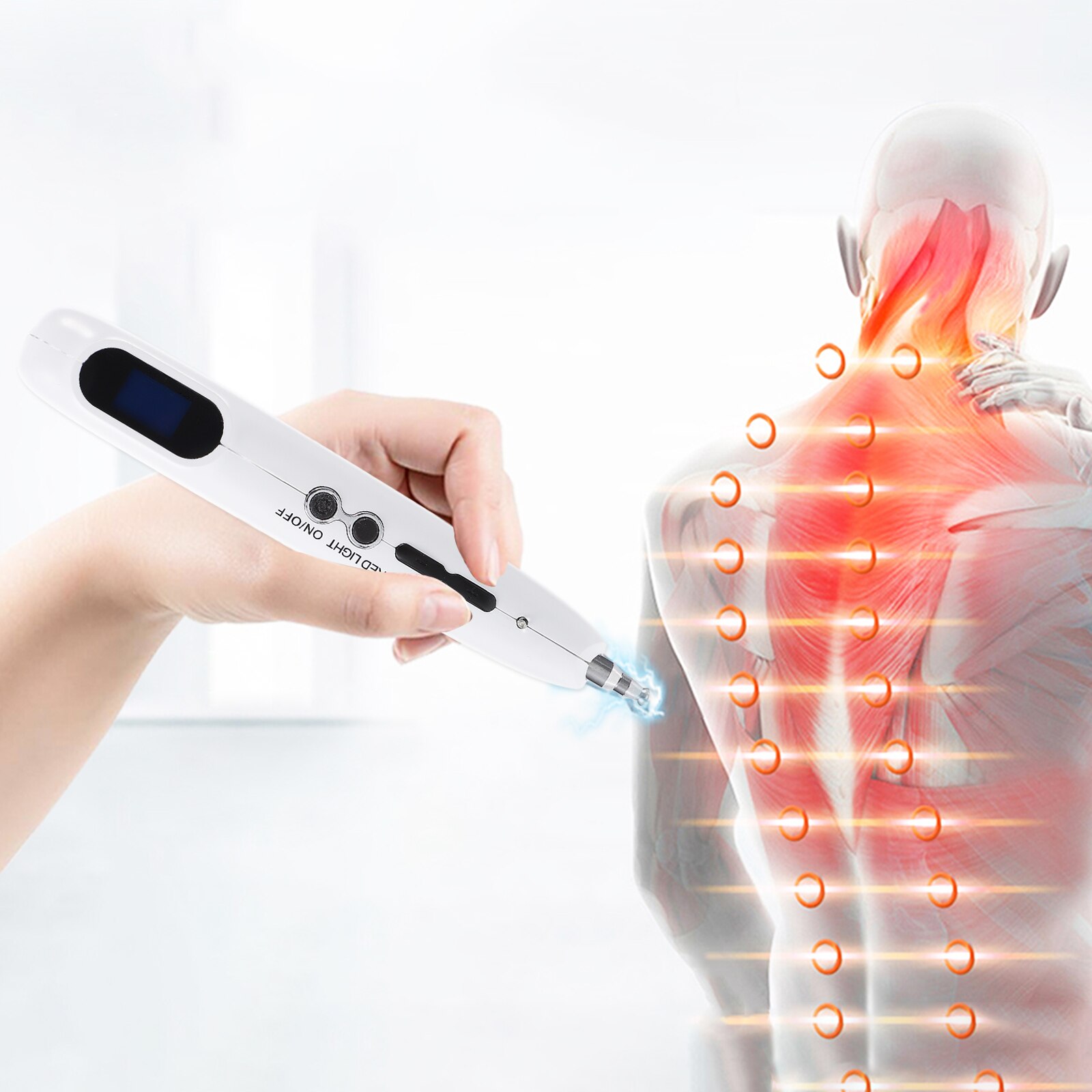 Stylo d'acupuncture en forme de méridien, 1 ensemble, énergie saine, Acupuncture sûre