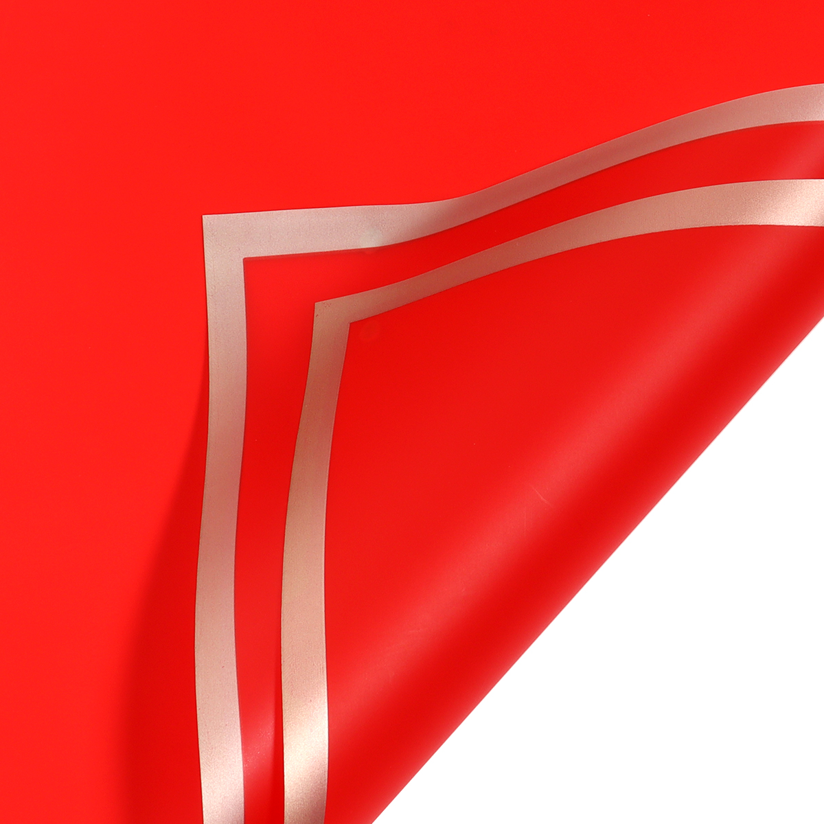 20 Stuks Plastic Boeket Inpakpapier Kleur Waterdicht Gouden Rand Jelly Film voor DIY Bloemen Party Thuis Verpakkingsbenodigdheden: Goud