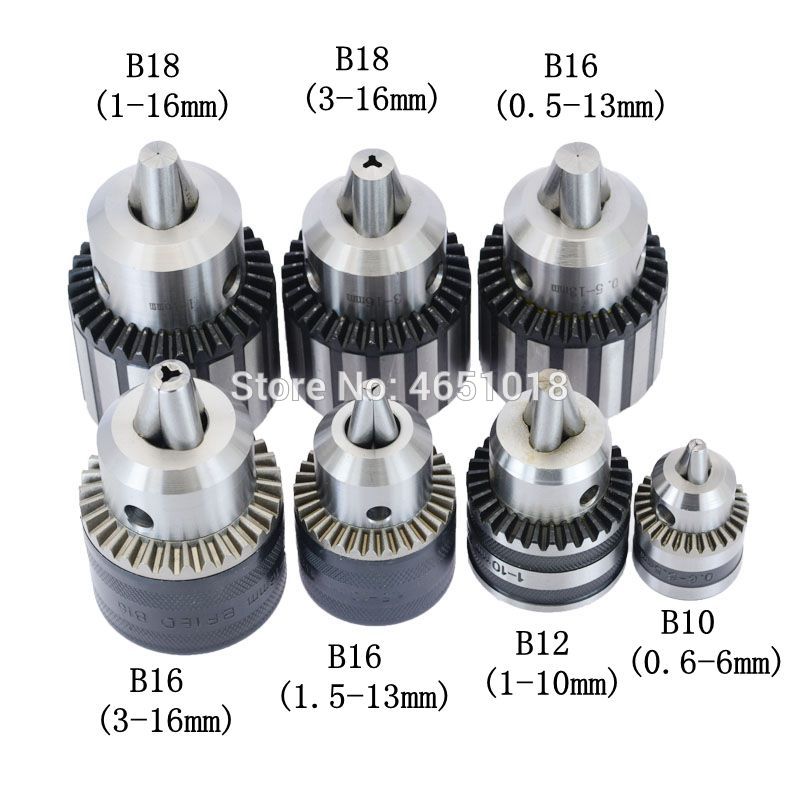 1 st borrchuck  b10 b12 b16 b18 0.6-6mm 1-10mm 1.5-16mm 1.5-13mm 3-16mm 1-16mm chuck chuck för cnc-verktygsborr tung