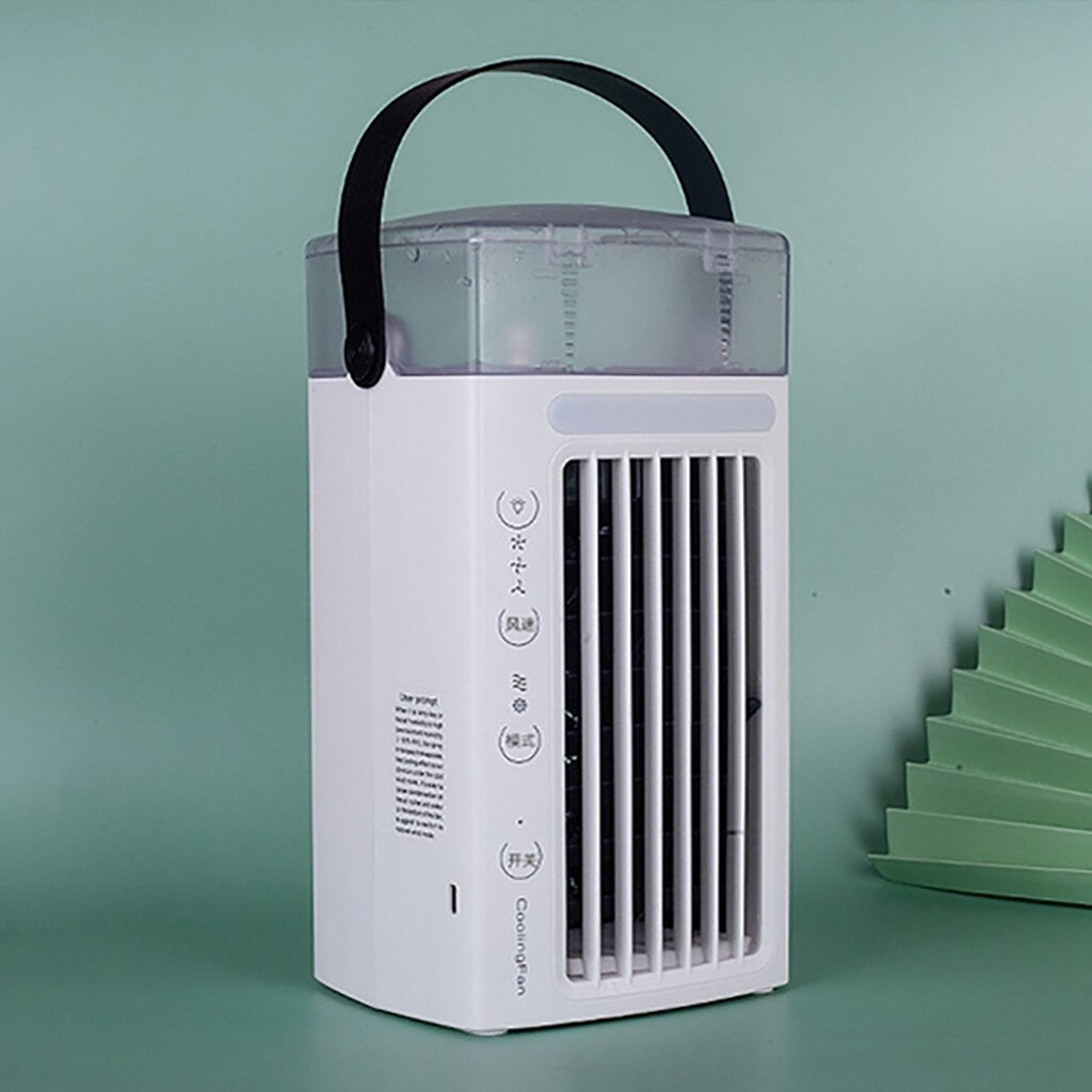 Portable Air Conditioner,Personal Air Cooler, Mini Air Purifier Compact Evapora Personal Space Cooler Fan Air Cooling Fan