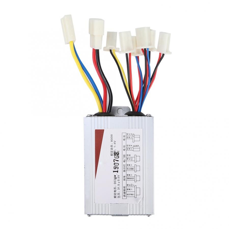 36V 800W Elektrische Fiets Motor Brushed Controller LED Gashendel Stuur Elektrische Fiets Scooter E-bike Speed controller