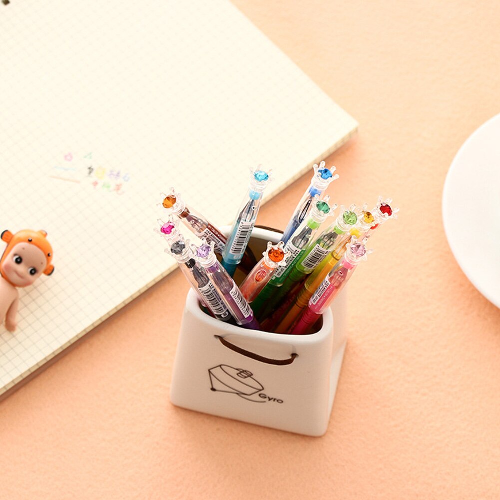 Office Gel PenPen Refill Rod 0.5mm Blue Black Ink Magic Ballpoint Pen Shool Writing Supplies Stationery