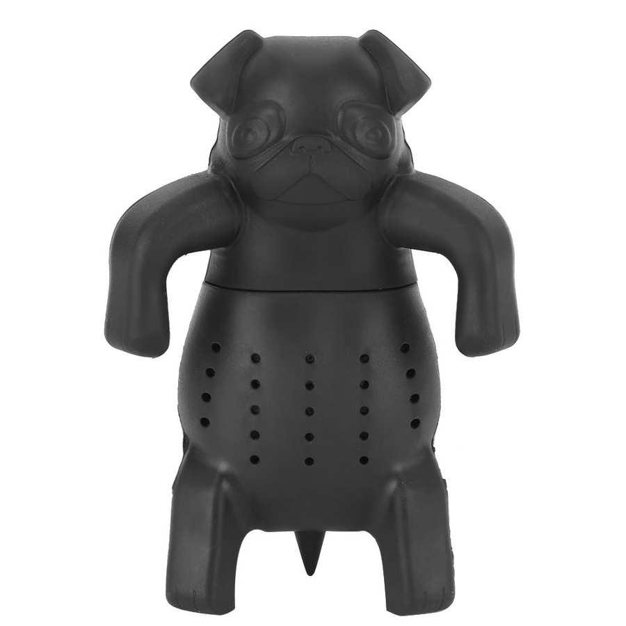 Tegneserie hund silikone løs te sil infuser urte krydderi filter gadget te tilbehør