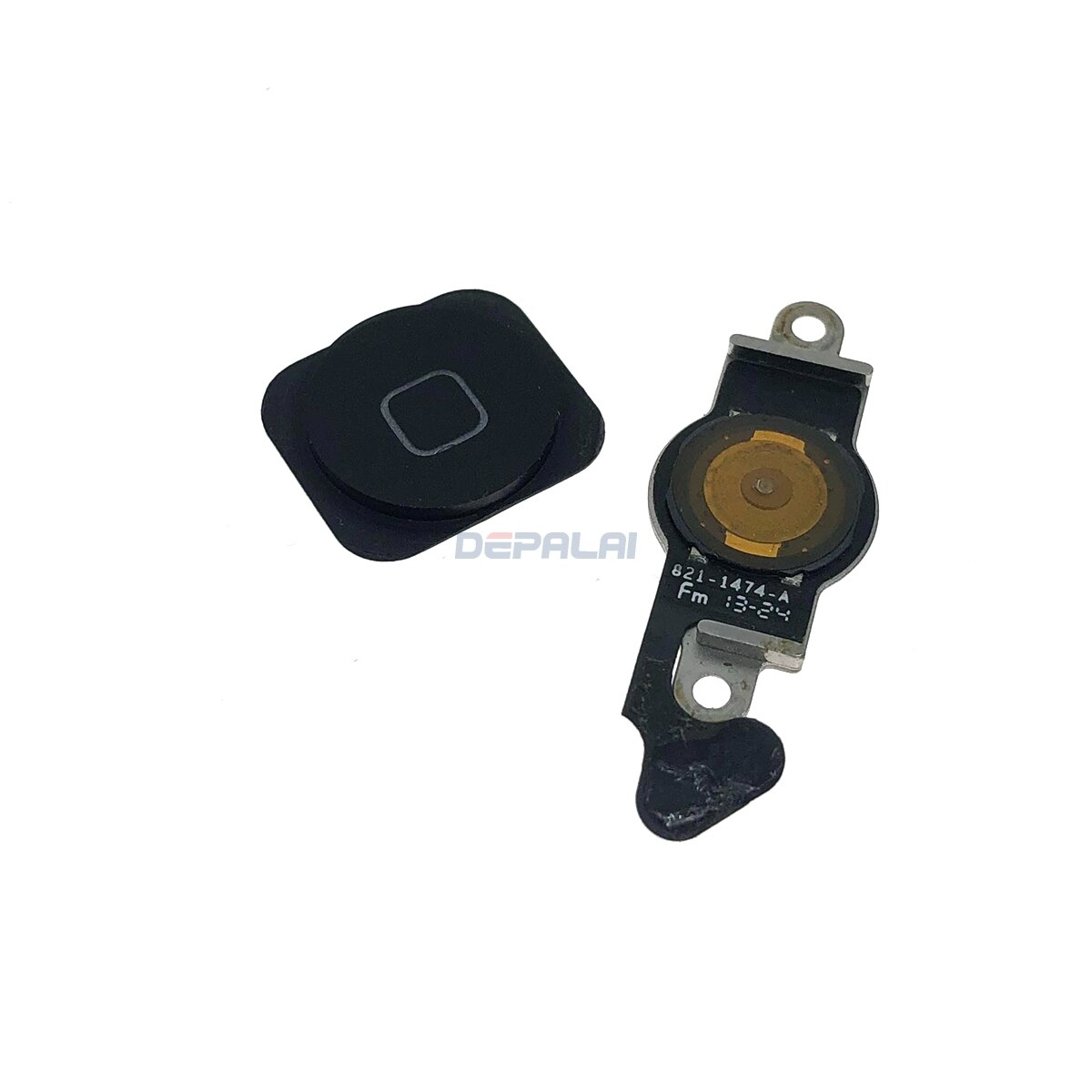 For iPhone 5 5G Home Button Flex Home Button Menu with Holding Gasket Rubber Spacer Flex Cable