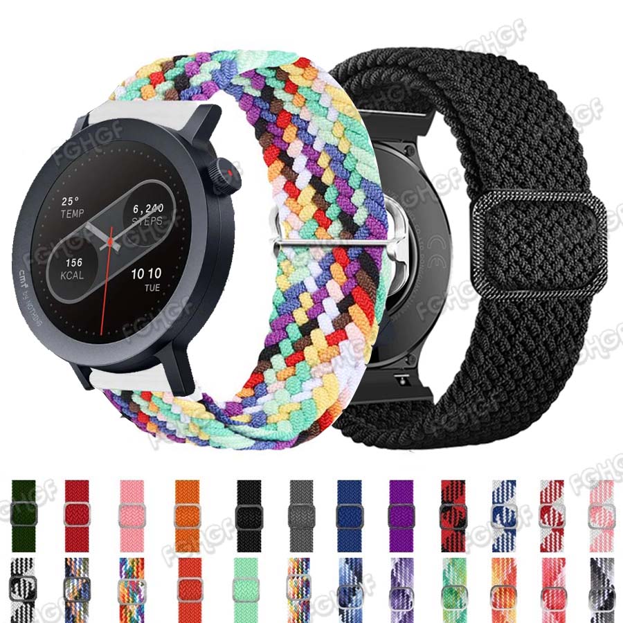 Bracelet à boucle tressée pour montre CMF Pro 2, Bracelet de remplacement en Nylon, Correa pour CMF par Nothing Watch Pro 2, accessoires