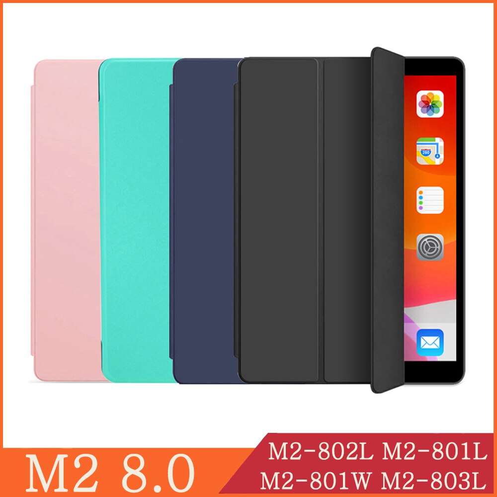 Tablet Case for Huawei MediaPad M2 8.0 M2-801W M2-803L M2-802L M2-801L Ultra Slim Cover for M2 8.0'' 801W 803L 802L 801L Coque