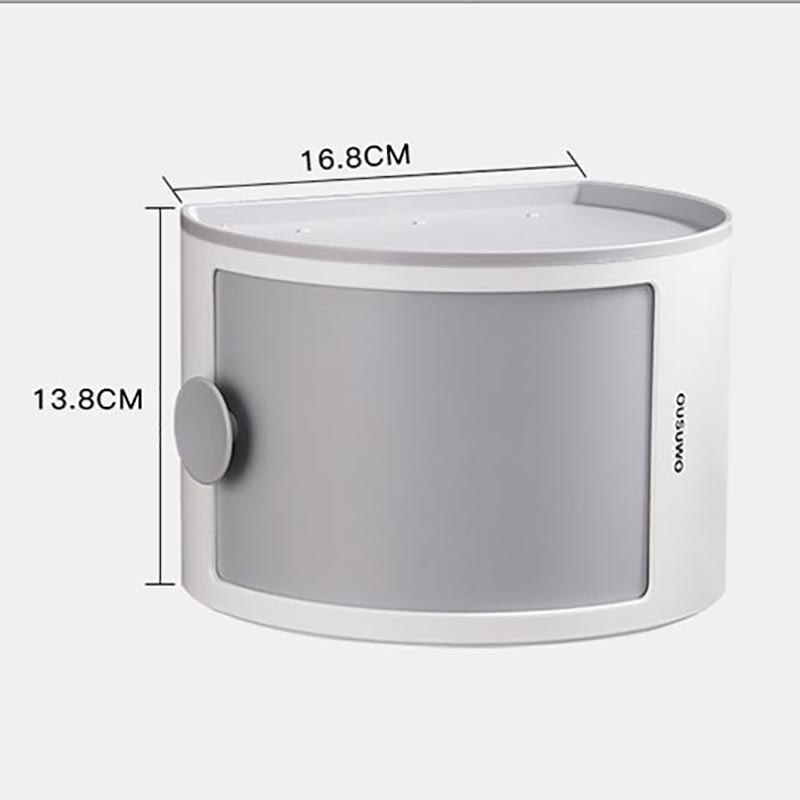 Badkamer Tissue Doos Zelfklevende Tissue Case Waterdichte Opslag Houder Wall Mount Cosmetische Opbergdoos Huishoudelijke