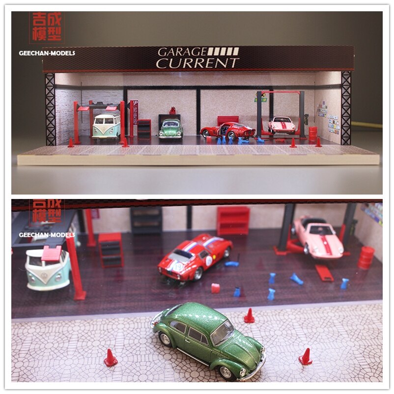 GEECHAN-MODEL 1:64 Display Cabinet Mpower/Fast Furious/JDM/Nismo/Koenigsegg: M.Garace Current