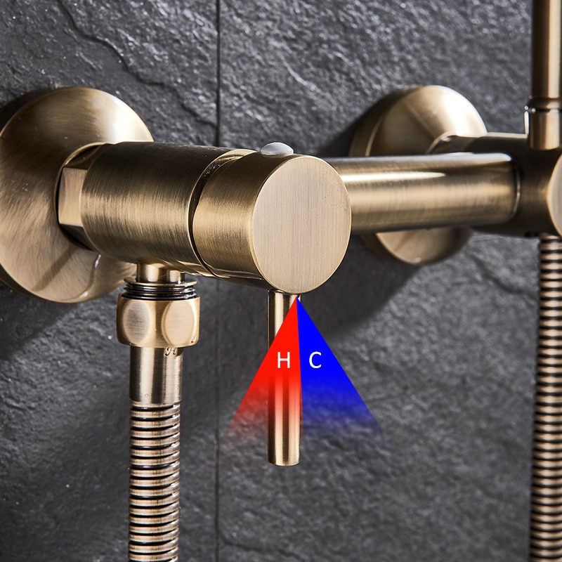 Vidric antik brons bidé duschkranar mässing hygienisk duschspray airbrush kran & kall mixer toalett spray bidé dusch