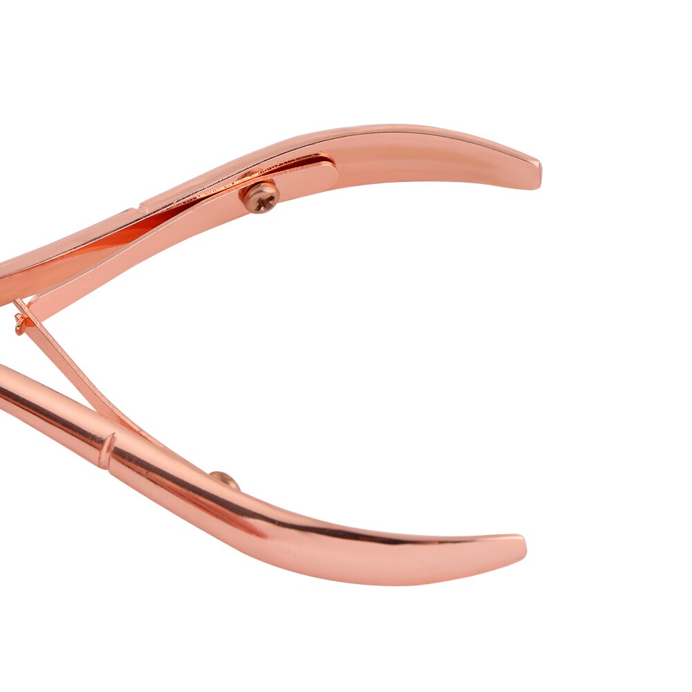 1PC Rose Gold Stainless Steel Dead Skin Remove Nail Scissors Nail Clipper Nipper Manicure Tool Nail Cuticle Cutter Grooming Tool